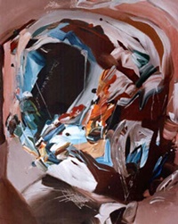 Acryl auf Papier 200 x 120 cm
