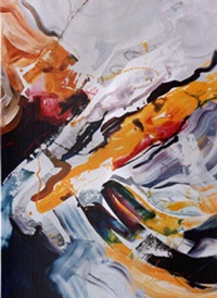 Acryl auf Papier 150 x 120 cm