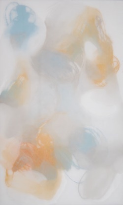 Malerei auf transparenter Folie, 120 x 200 cm